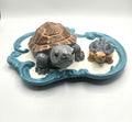 Süße Deko Schildkröten aus Keramik mit Schale