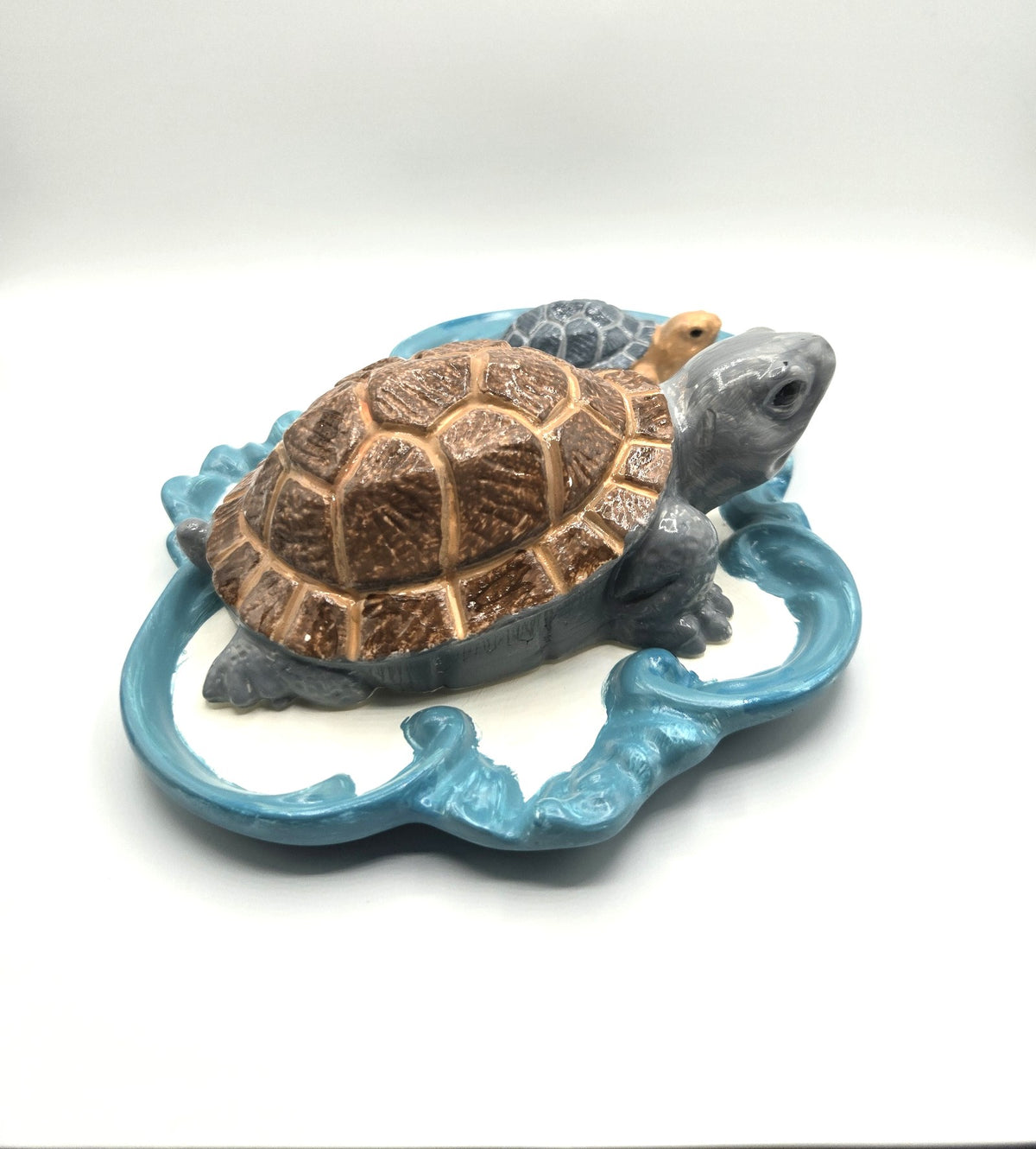 Süße Deko Schildkröten aus Keramik mit Schale