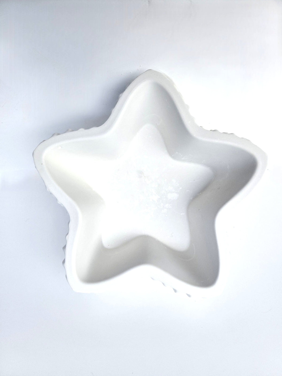 Sternschale Weiß von oben