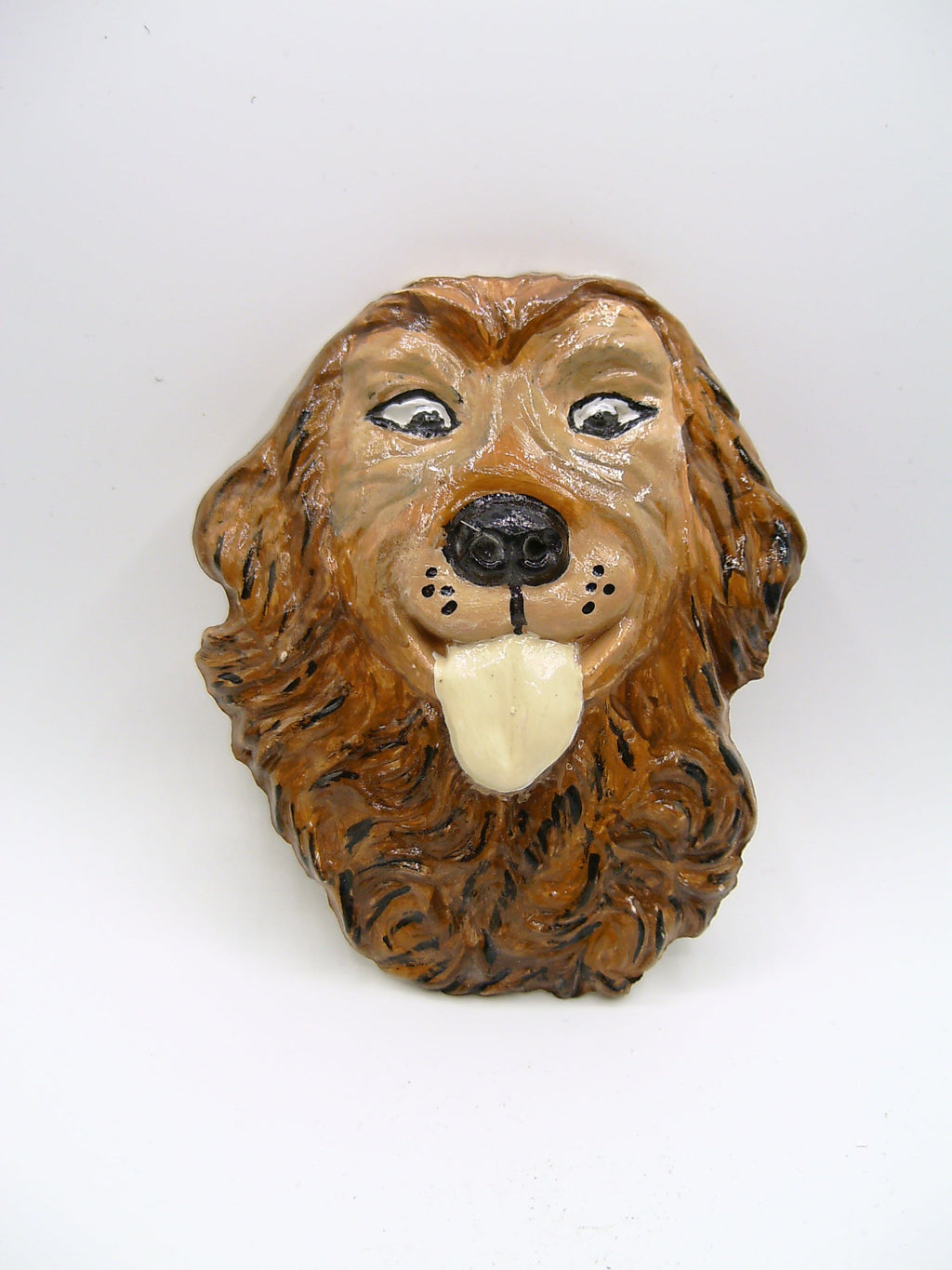 Golden Retriever Kopf schräg von oben