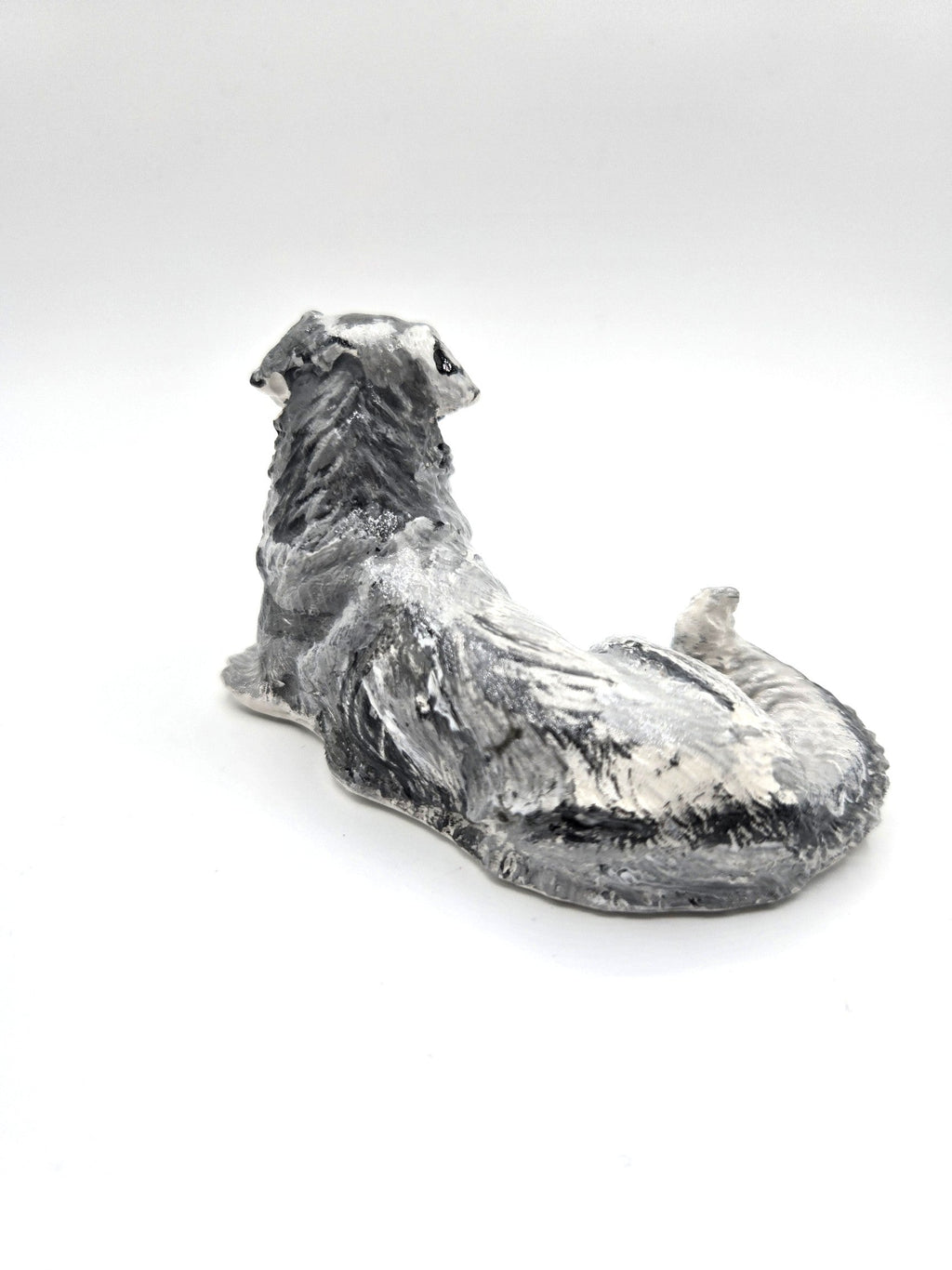 Labrador Skulptur von hinten