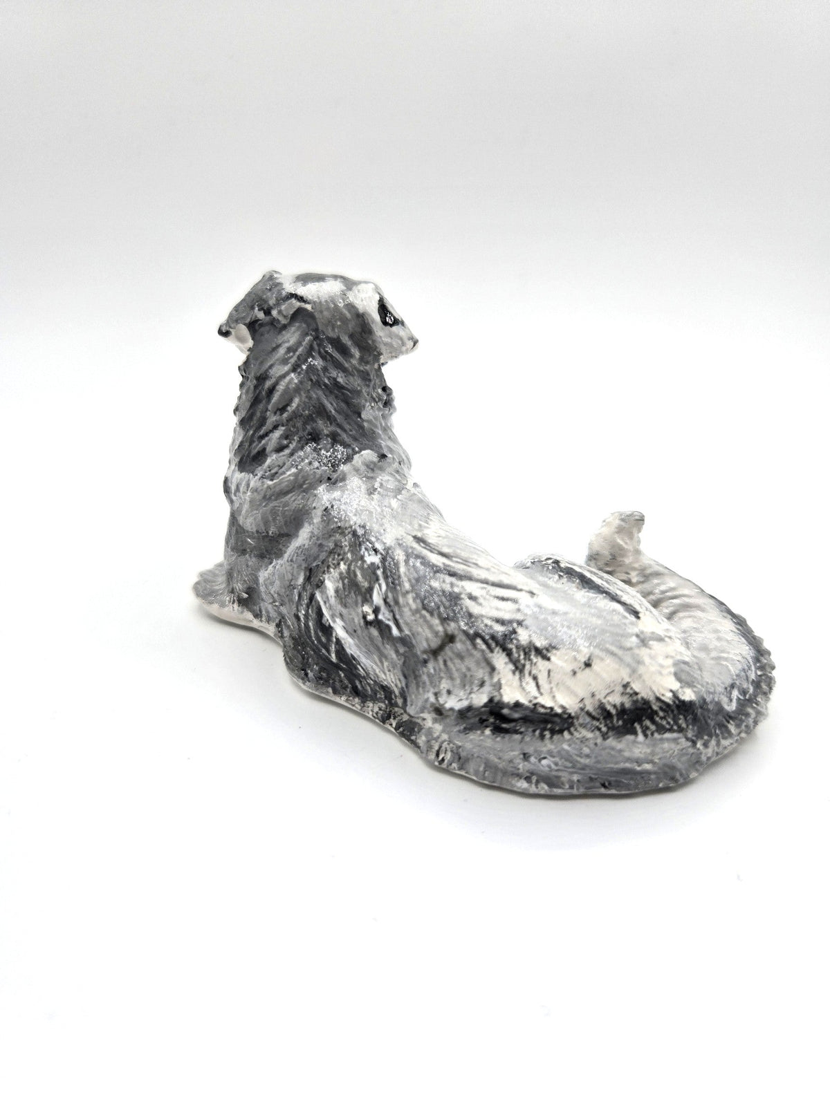 Labrador Skulptur von hinten