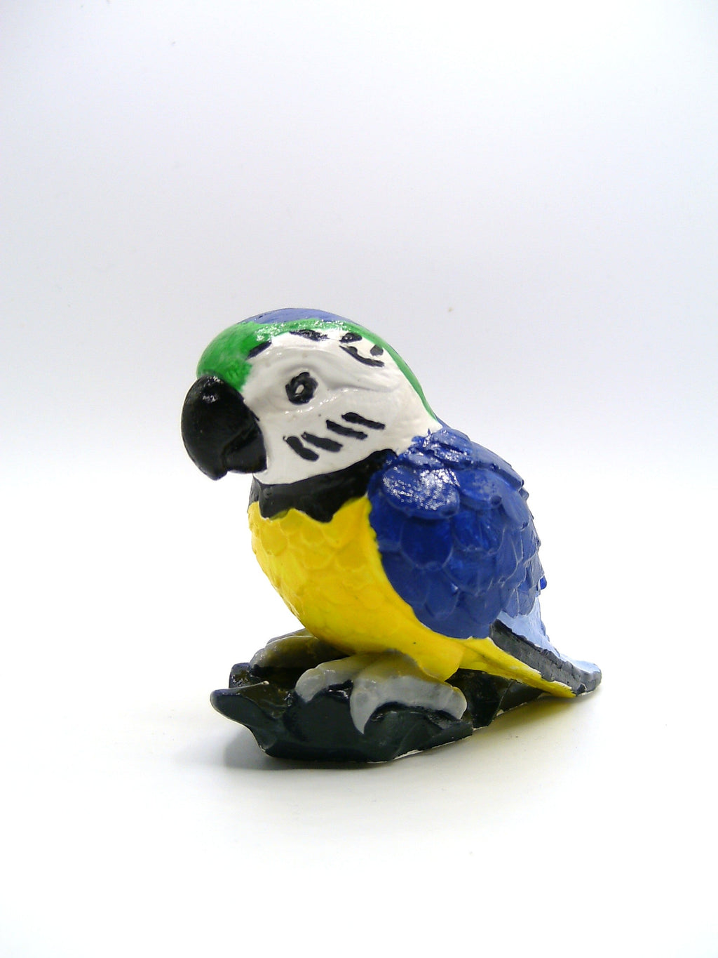 Papagei Figur von der Seite links