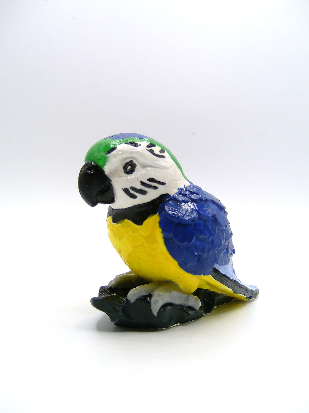 Papagei Figur von der Seite links