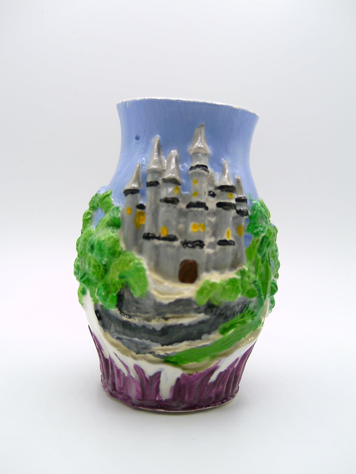 Märchenschloss Vase von vorne
