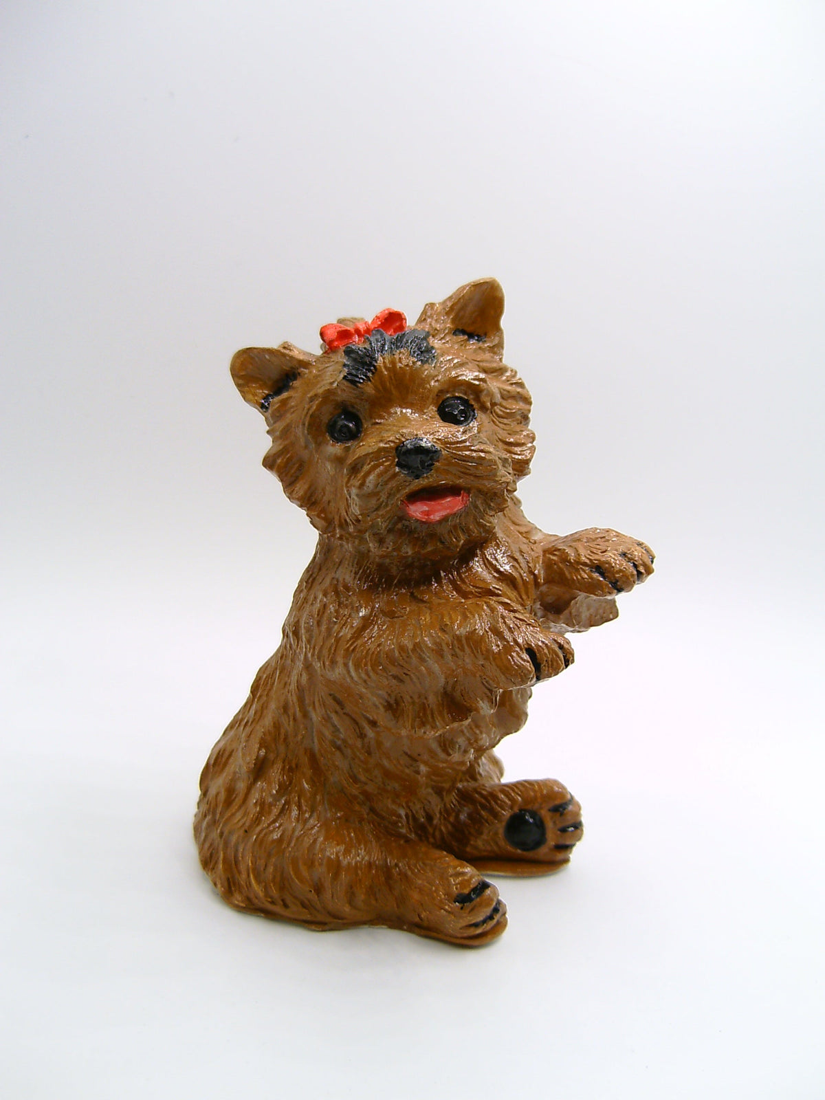 Yorkshire Terrier Dekofigur von vorne frontal