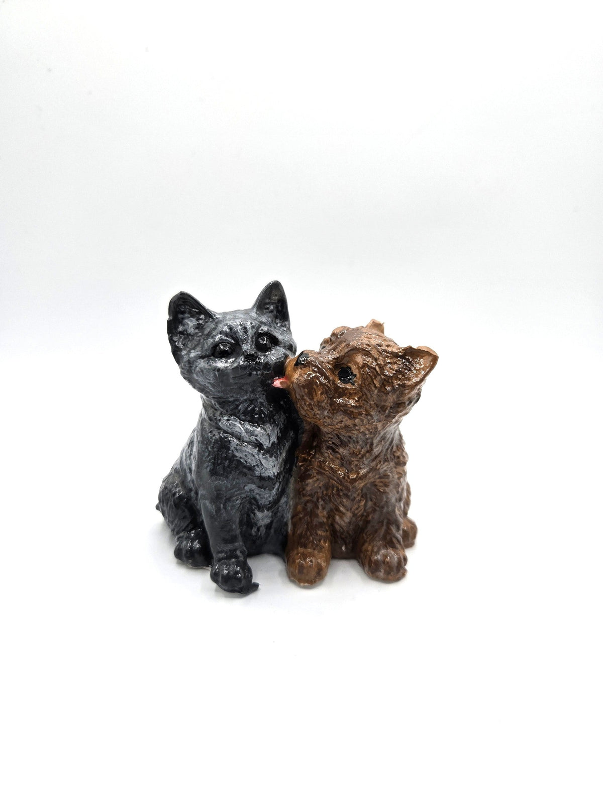 Katze und Hund Figur andere Seite