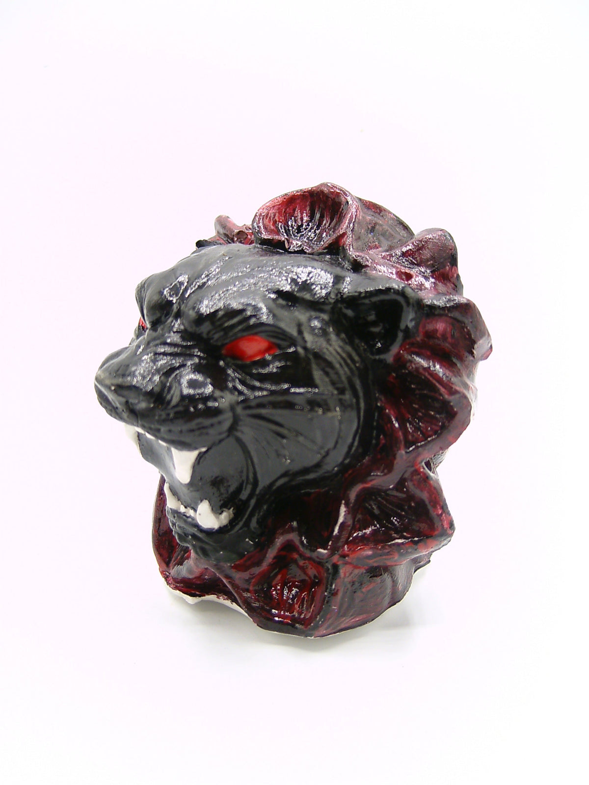 Schwarzer Panther Kopf seitlich links