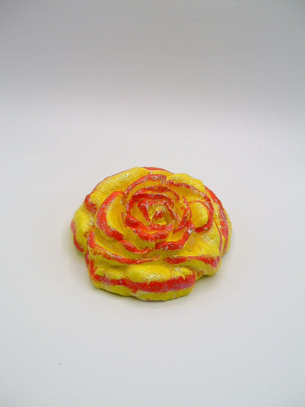 Rose Gelb-Rot von oben