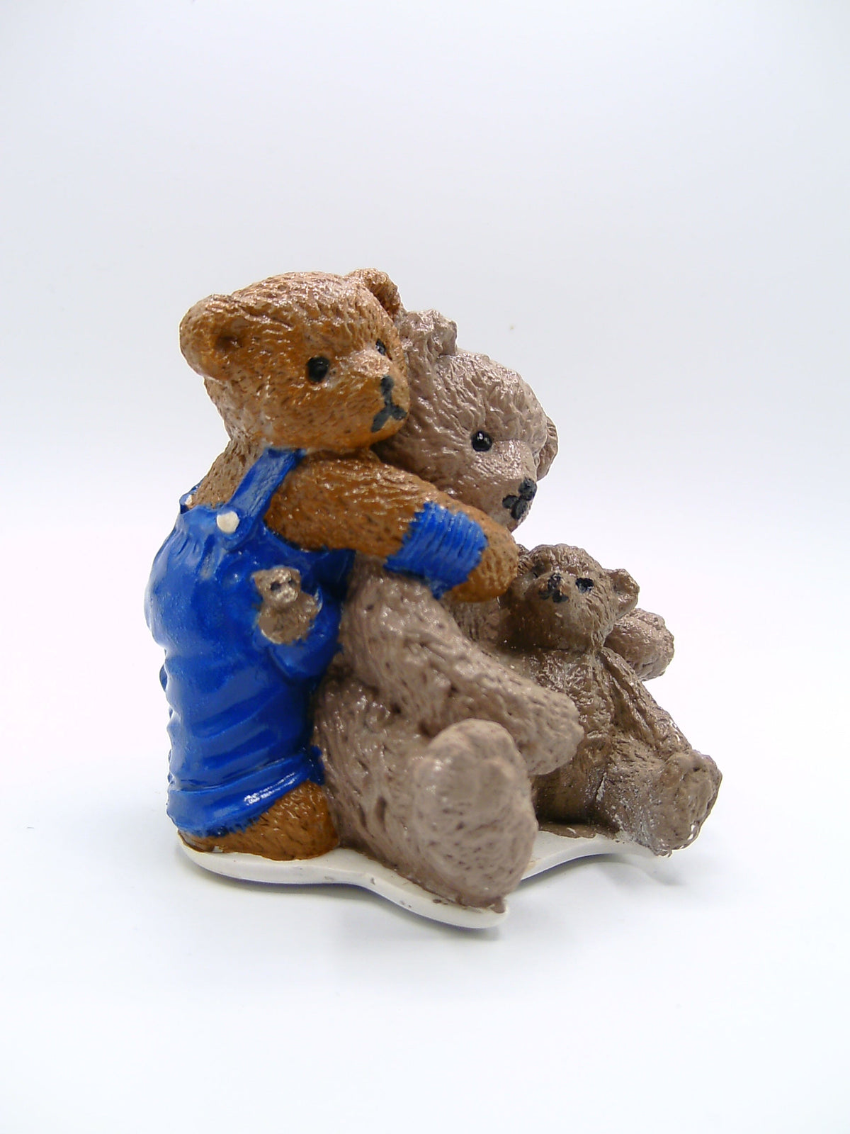 Teddybär-Duo von der Seite