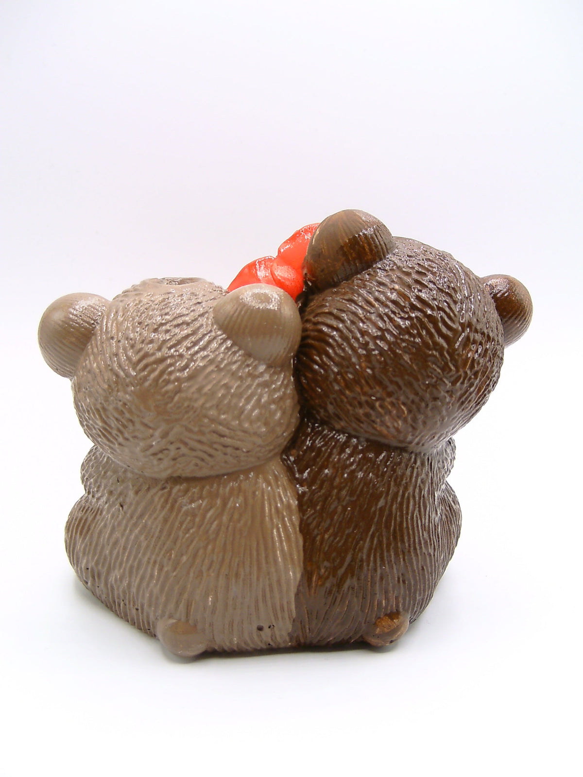 Bärenpärchen Figur von hinten